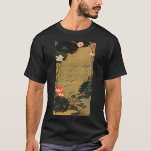 動植綵絵(17)蓮池遊魚図, 伊藤若冲 T-Shirt
