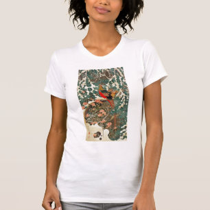 動植綵絵(19)雪中錦鶏図, 伊藤若冲 T-Shirt
