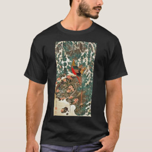 動植綵絵(19)雪中錦鶏図, 伊藤若冲 T-Shirt