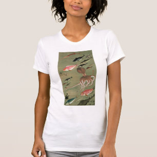 動植綵絵(27)諸魚図, 伊藤若冲 T-Shirt