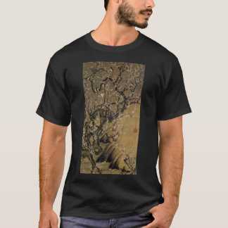動植綵絵(2)梅花小禽図, 伊藤若冲 T-Shirt