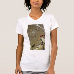 動植綵絵(3)雪中鴛鴦図, 伊藤若冲 T-Shirt