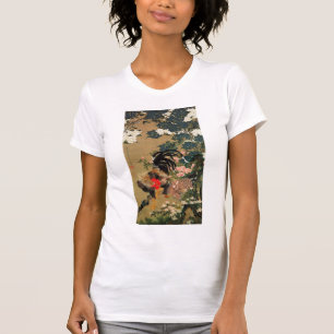 動植綵絵(6)紫陽花双鶏図, 伊藤若冲 T-Shirt