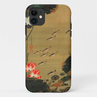 動 植 絵(17)蓮 遊 Case-Mate iPhone CASE