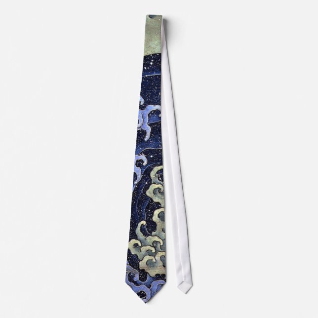 北斎の波, 北斎 Hokusai Wave, Hokusai Tie (Front)