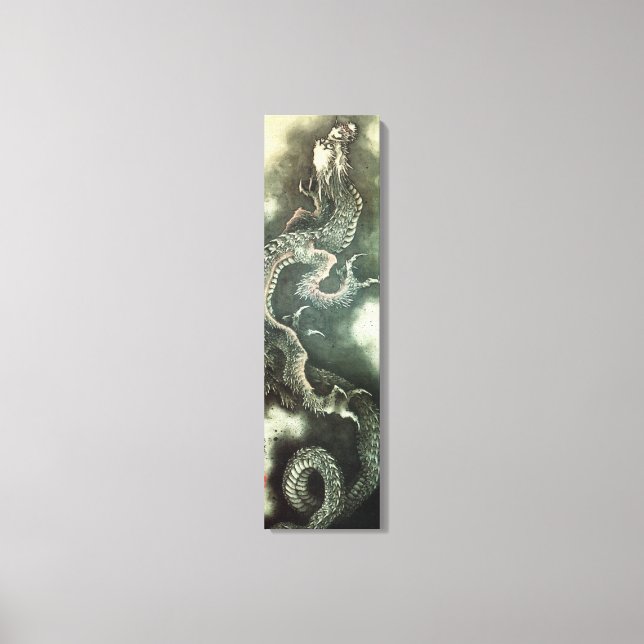 北斎の龍, 北斎 Hokusai Dragon, Hokusai, Art Canvas Print (Front)