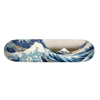 北斎 Great Wave Off Kanagawa Hokusai Fine Art Skateboard