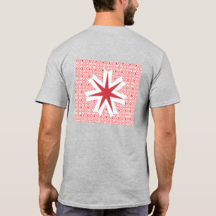 北海道旗 オリジナルプリント Tシャ T-Shirt