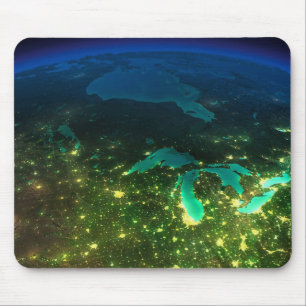 北米の五大湖 MOUSE PAD