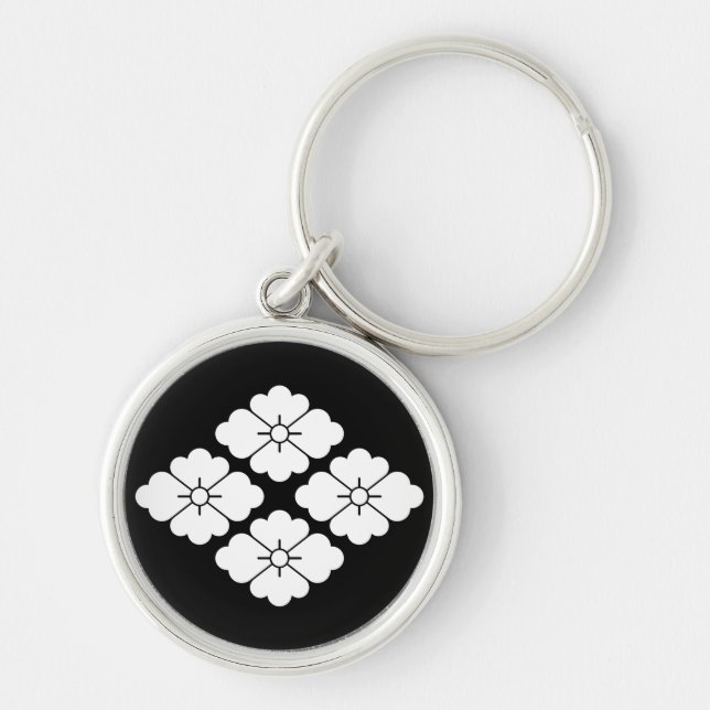 四つ花菱 KEY RING (Front)