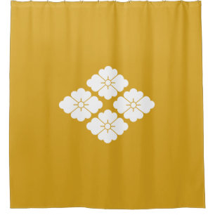 四つ花菱 SHOWER CURTAIN