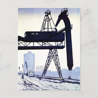「城東区・砂町風景」小泉癸巳男  (1934) POSTCARD