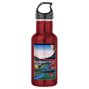 増上寺, 広重 Red Temple, Hiroshige, Ukiyo-e 532 Ml Water Bottle