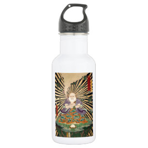 奇術師, 豊国 Magician, Toyokuni, Ukiyo-e 532 Ml Water Bottle