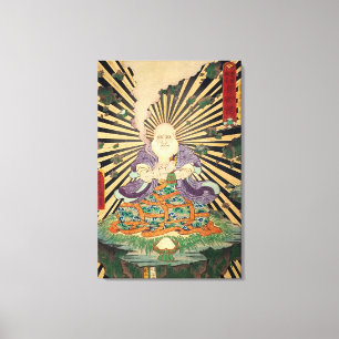 奇術師, 豊国 Magician, Toyokuni, Ukiyo-e Canvas Print