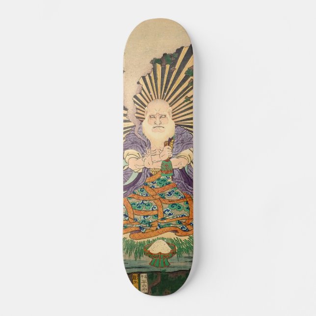 奇術師, 豊国 Magician, Toyokuni, Ukiyo-e Skateboard (Front)