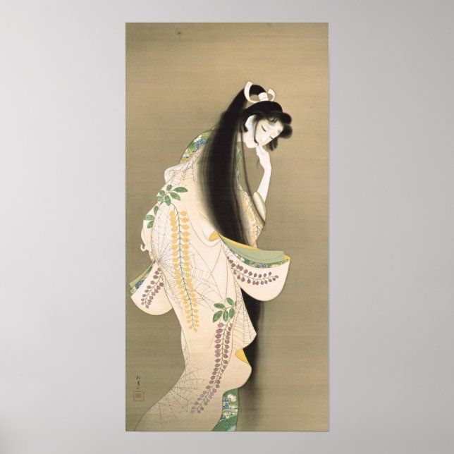 女の幽霊, 上村松園 Lady Ghost, Uemura Shōen, Japan Art Poster