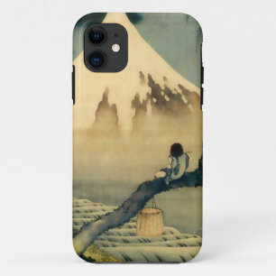 富士と少年, 北斎 Mount Fuji and Boy, Hokusai, Ukiyo-e Case-Mate iPhone Case