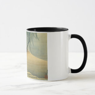 富士と少年, 北斎 Mount Fuji and Boy, Hokusai, Ukiyo-e Mug