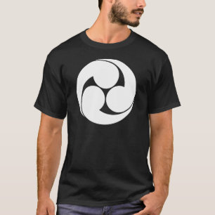 左三つ巴(地抜き) T-Shirt