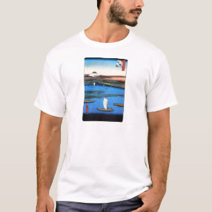 帆掛け舟と富士, 広重 Sailing Ship & Mt. Fuji, Hiroshige T-Shirt
