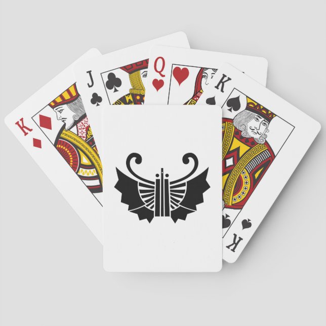 扇胡蝶 PLAYING CARDS (Back)