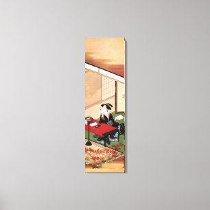 手紙を書く女, 春章 Woman Writing a Letter, Shunsho Canvas Print