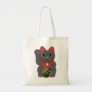 招き猫柄のトートバッグ TOTE BAG
