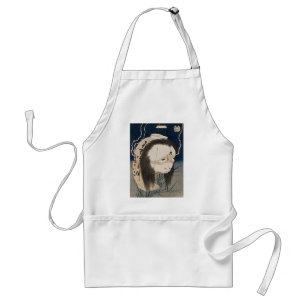 提灯のお化け, 北斎 Ghost of The Lantern, Hokusai, Ukiyo-e Standard Apron