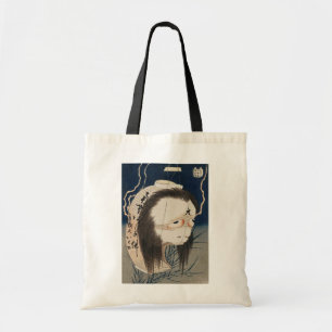 提灯のお化け, 北斎 Ghost of The Lantern, Hokusai, Ukiyo-e Tote Bag