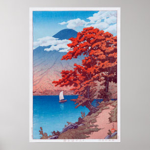 日光中禅寺湖, Lake Chûzenji at Nikkô, Hasu Poster