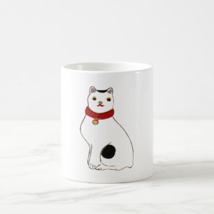 日本の猫の人形, Doll of The Japanese Cat Coffee Mug