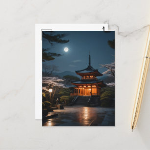 日本の神秘的な夜 POSTCARD