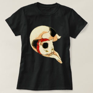 日本猫, 国芳 Japanese Cat, Kuniyoshi, Ukiyo-e T-Shirt