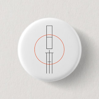 日本 3 CM ROUND BADGE