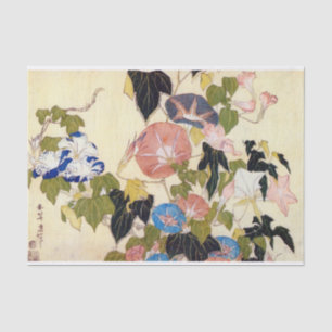朝顔, 北斎 Morning Glory, Hokusai, Ukiyo-e Tissue Paper