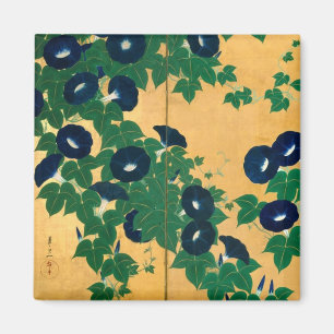 朝顔(部分), 其一 Morning glory(detail), Kiitsu Magnet
