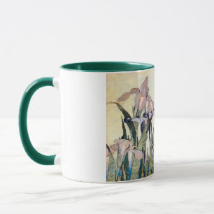 杜若ときりぎりす, 北斎 Iris and Grasshopper, Hokusai Mug