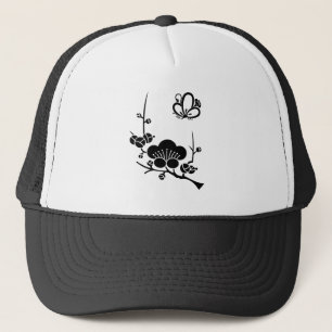 枝梅に中陰梅蝶 TRUCKER HAT