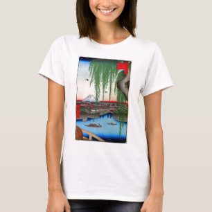 柳と富士, 広重 Willow and Mt. Fuji, Hiroshige, Ukiyo-e T-Shirt