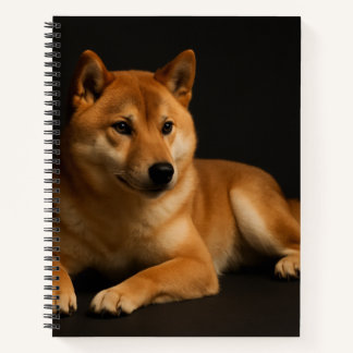 柴犬ポートレート Shiba Inu Spiral Notebook – Graph