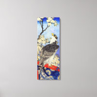 桜にハヤブサ, Falcon & Cherry Blossoms, Hokusai, Ukiyo-e