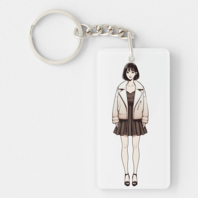 桜井 美月 sakurai mizuki) key ring (Front)