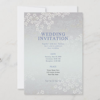 桜川 日本伝統文様 ウェディング招待状 Wedding Invitation