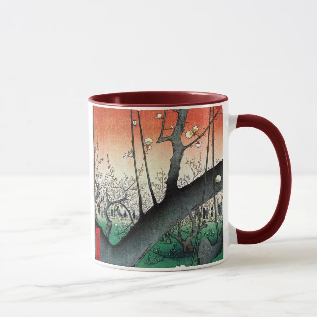梅の庭園, 広重 Garden of Plum Tree, Hiroshige Mug (Right)