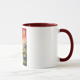 梅の庭園, 広重 Garden of The Plum, Hiroshige Ukiyoe Mug