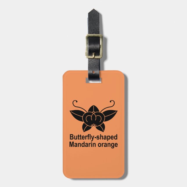 橘胡蝶 LUGGAGE TAG (Front Vertical)