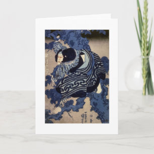 歌舞伎役者, 国芳 Kabuki Actor, Kuniyoshi, U Card