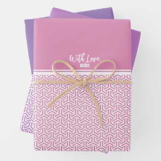 毘沙門亀甲 |Bishamon Kikko Japanese traditional pattern Wrapping Paper Sheet