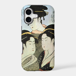 江戸の三美人, 歌麿 Three Beautiful Women of Edo, Utamaro